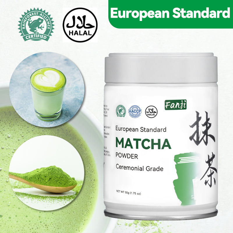Ceremonial Grade Matcha Powder 50g | European Standard