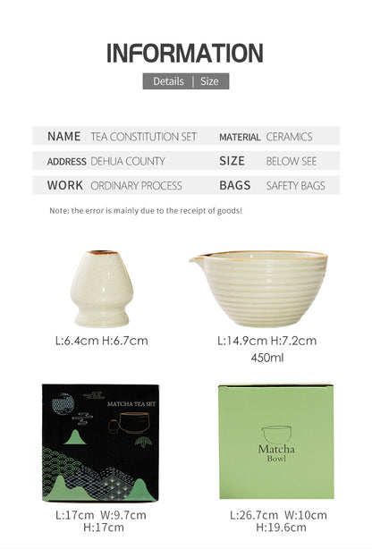 Matcha Tea Ceremony Premium Whisk Set | 2 pcs