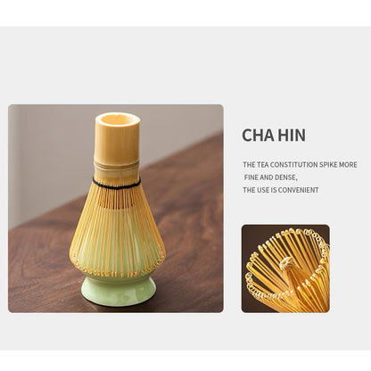 Premium Bamboo Matcha Whisk Set | 4 pcs