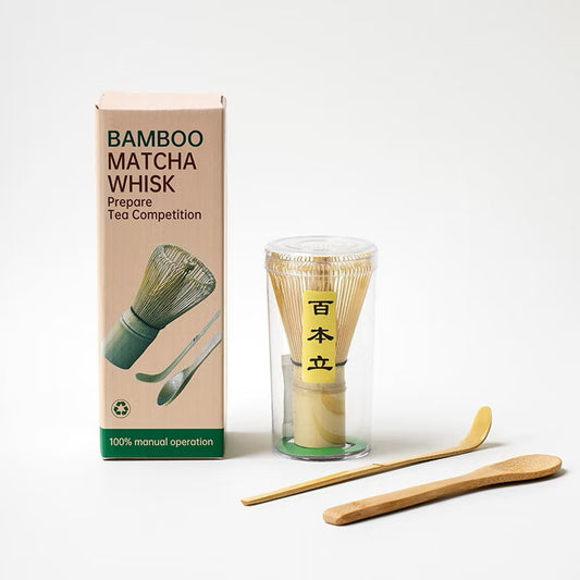 Premium Bamboo Matcha Whisk Set | 3 pcs